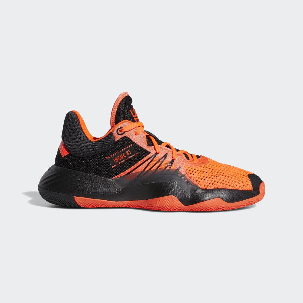 Adidasi Baschet Adidas D.O.N. Issue #1 Barbati Romania - Negrii/Rosii EH2133